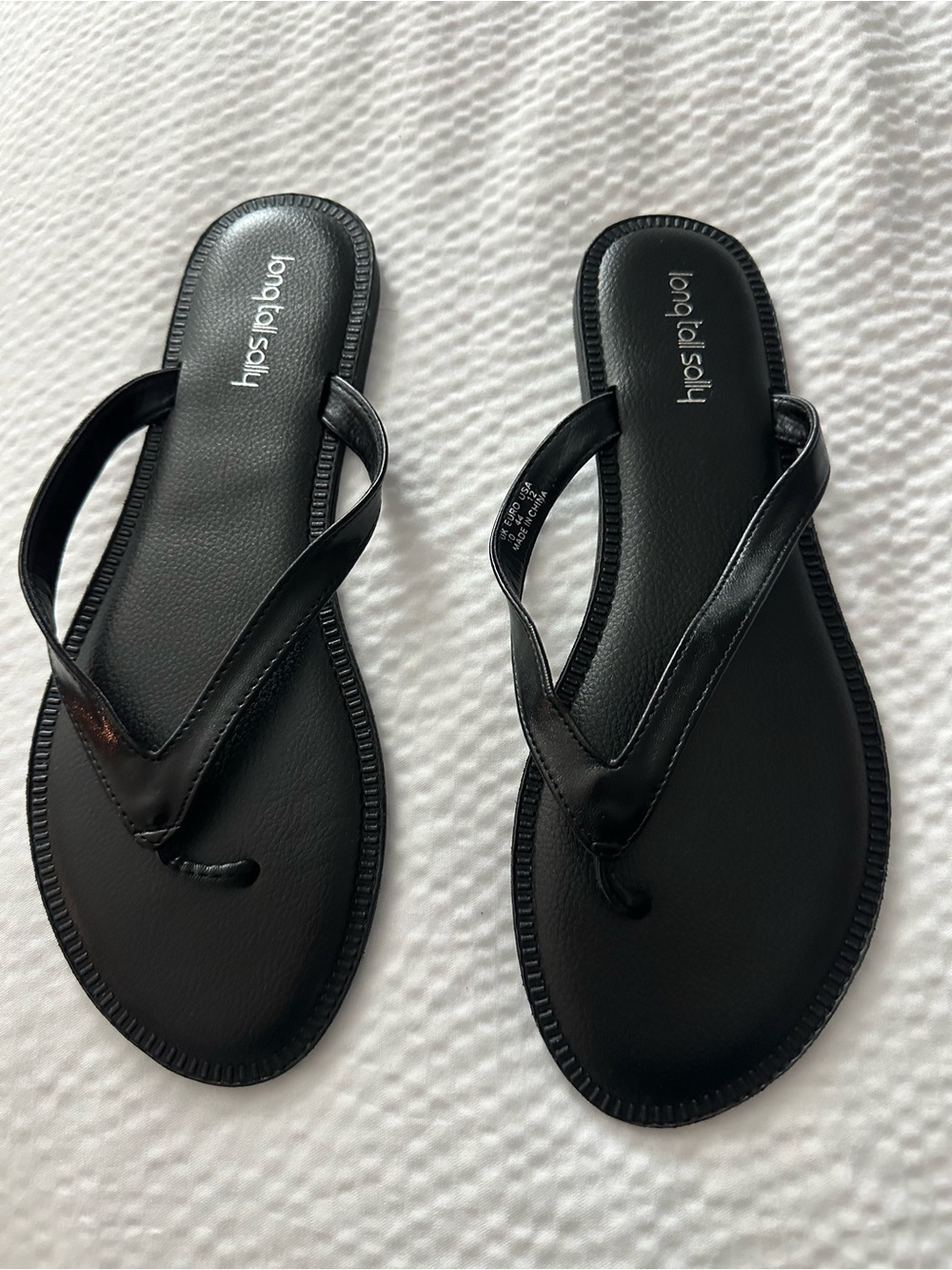 New Long Tall Sally Dress Black Flora Flip Flops 12M